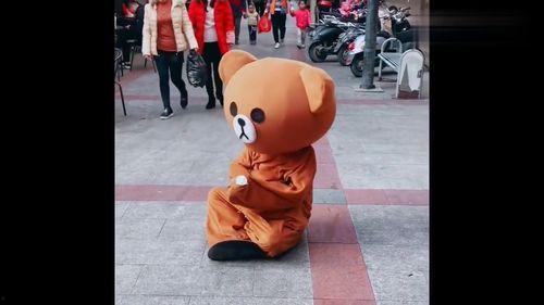 网红小熊被恶搞图片,网络暴力下的无辜受害者