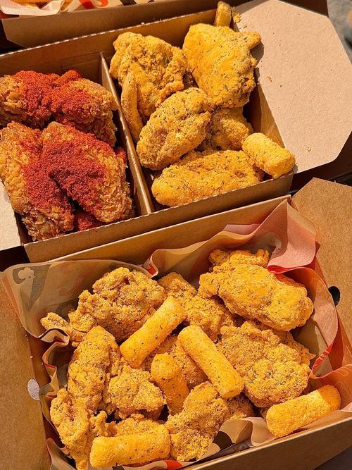 炸鸡的网红,酥脆美味，人气爆棚！